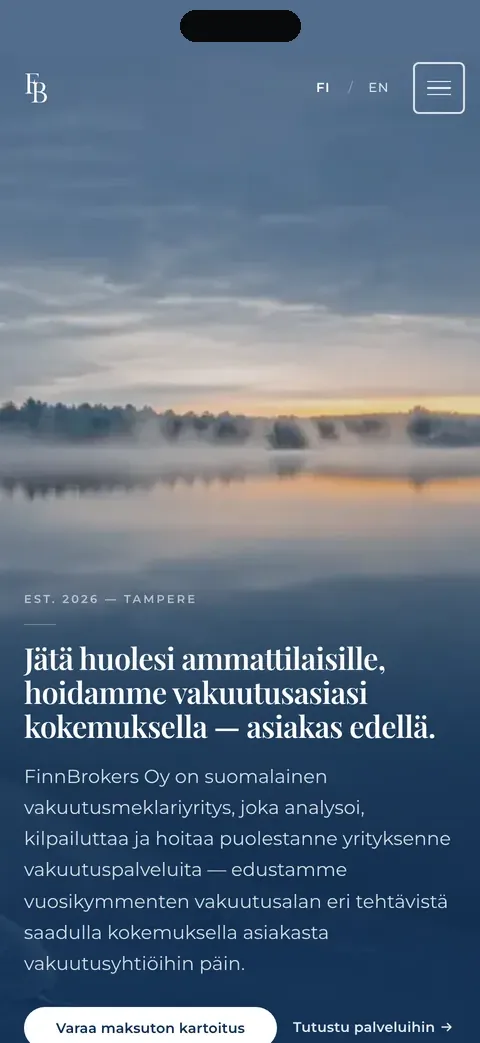 FinnBrokers mobiilissa