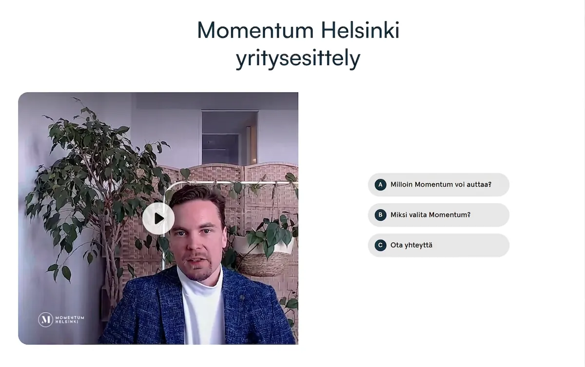 Momentum Helsinki - yritysesittely